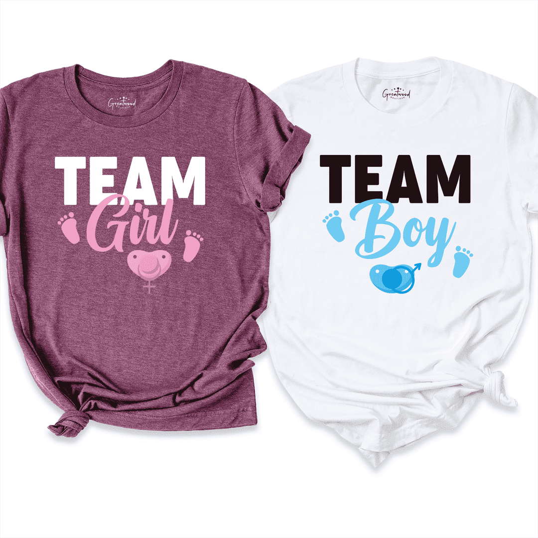 Team Girl Team Boy Shirt