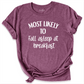 Most Likely To Shirt Maroon - Greatwood Boutique