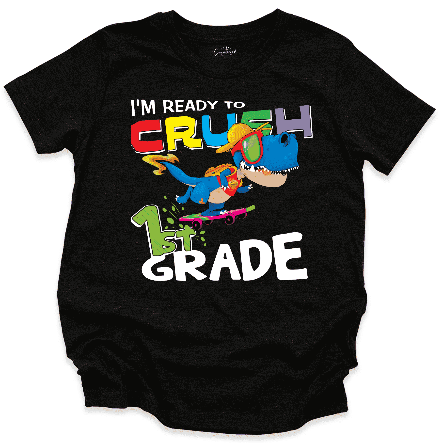 First Grade Shirt Black - greatwood Boutique