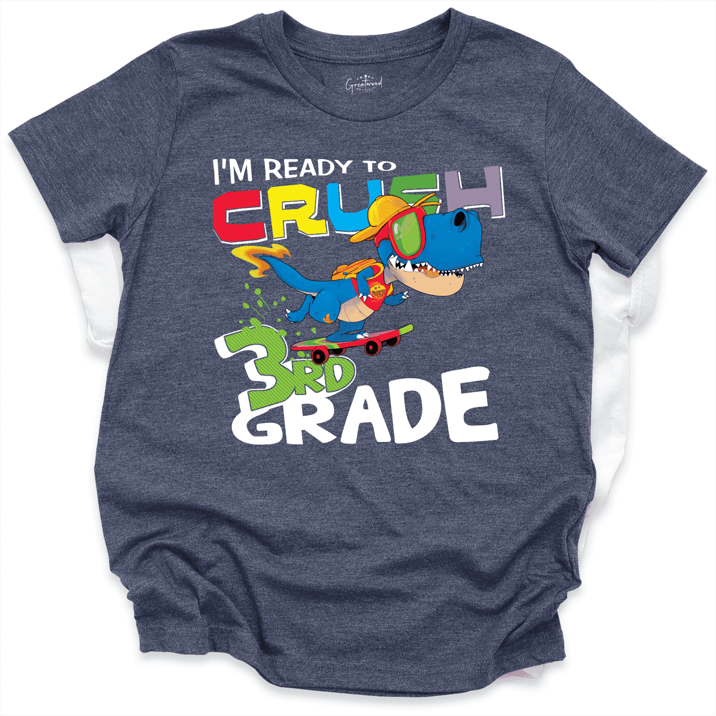 Third Grade Shirt Navy - Greatwood Boutique