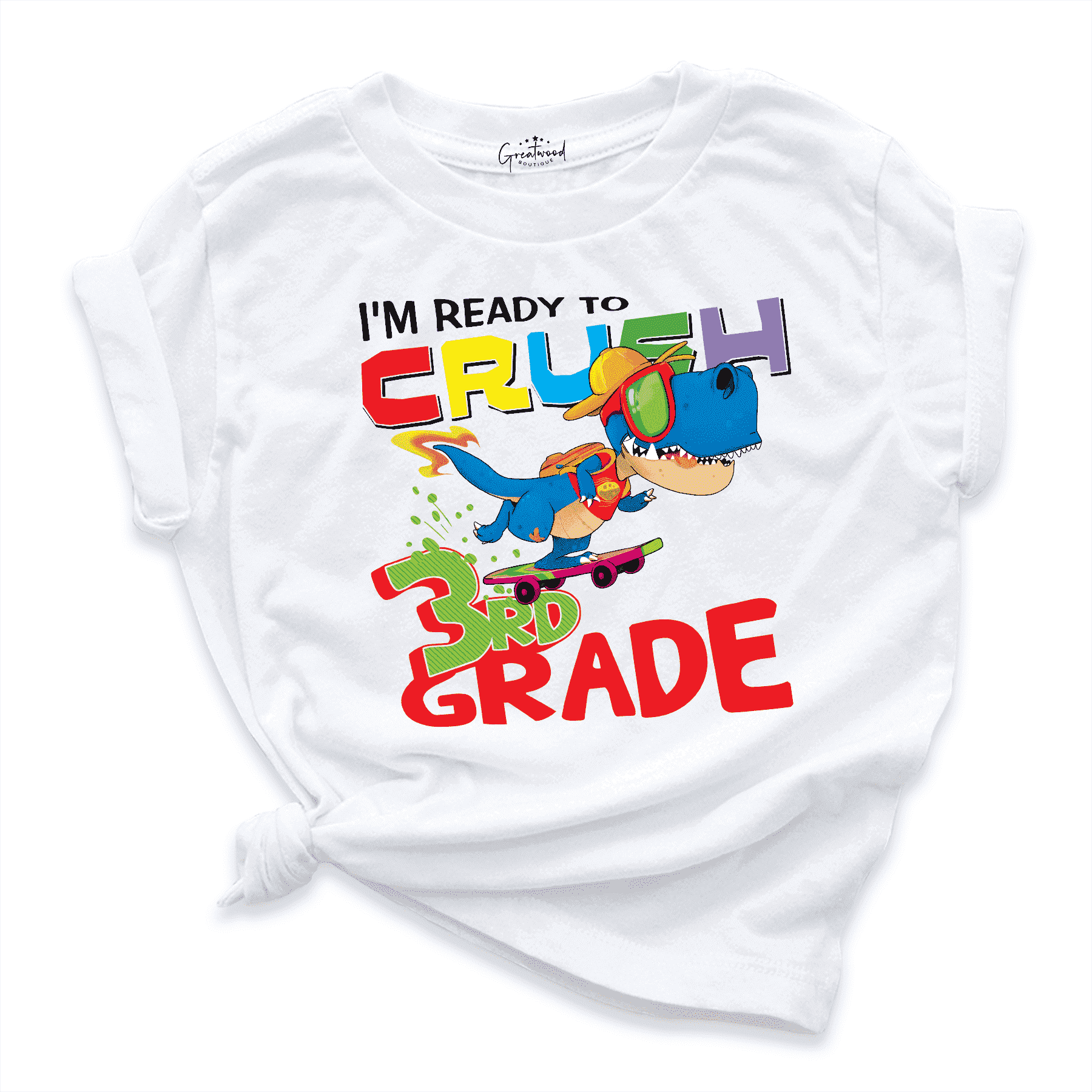 Third Grade Shirt White - Greatwood Boutique