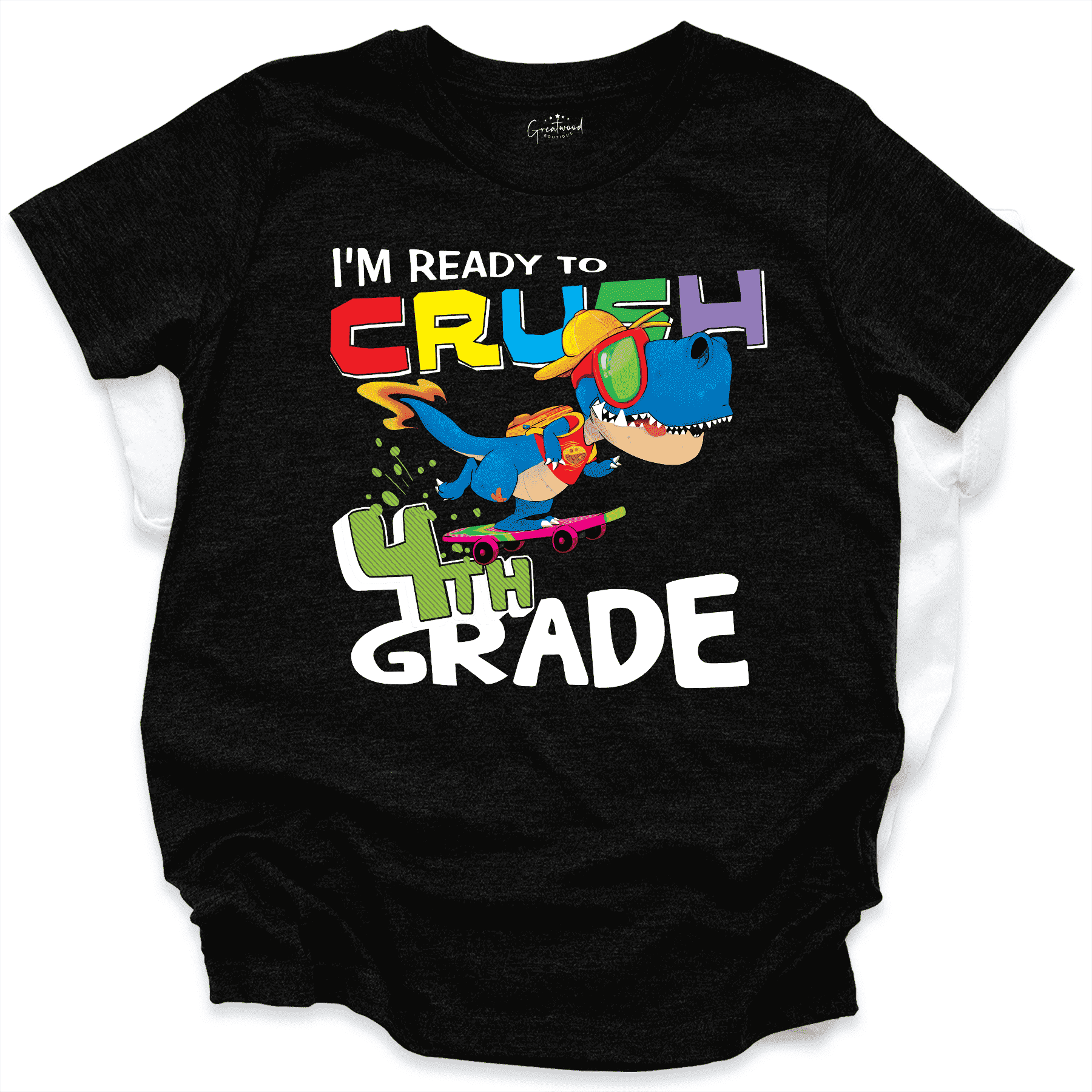 Fourth Grade Shirt Black - Greatwood Boutique