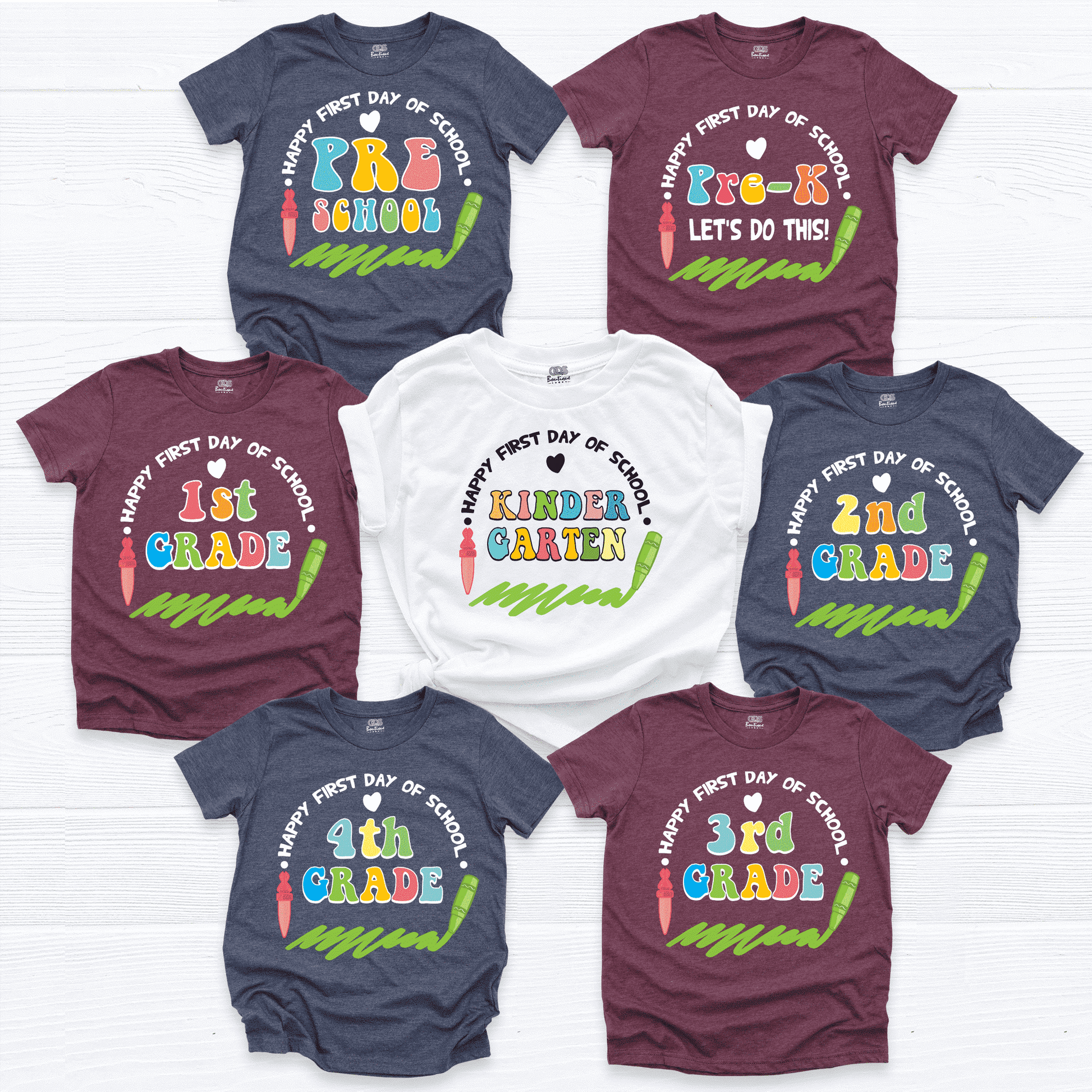 Happy First Day Of Preschool Shirt 1 - Greatwood Boutique