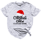Custom Name Christmas Crew Shirt Grey - Greatwood Boutique