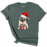 Christmas Paw Shirt Green - Greatwood Boutique