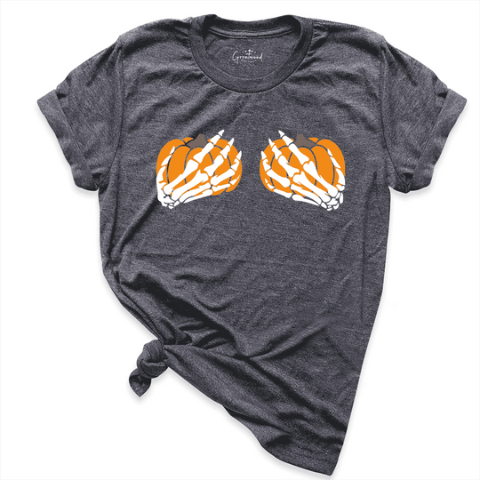Skeleton Hand Bra Shirt D.Grey - Greatwood Boutique
