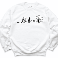 Let it Bee Sweatshirt White - Greatwood Boutique