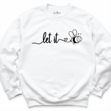 Let it Bee Sweatshirt White - Greatwood Boutique