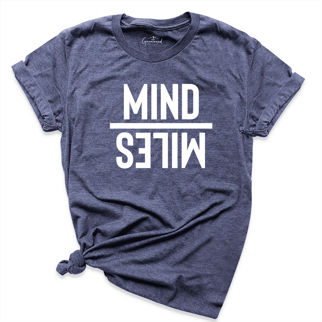 Mind Over Miles Shirt Navy - Greatwood Boutique