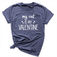 Cat Is My Valentine Shirt