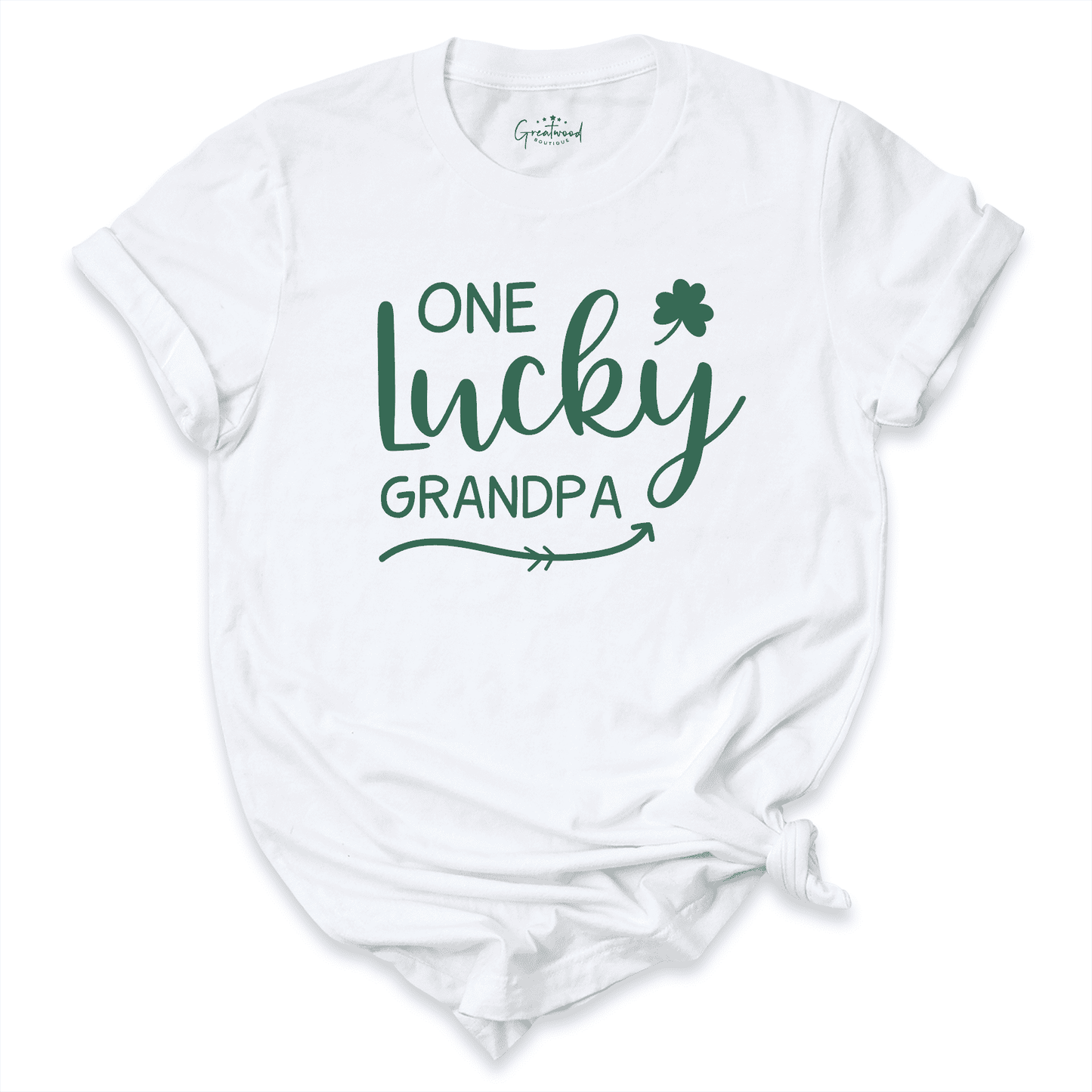 One Lucky Grandpa Shirt