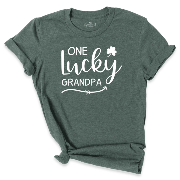 One Lucky Grandpa Shirt