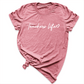 Teachers Life Shirt Mauve - Greatwood Boutique