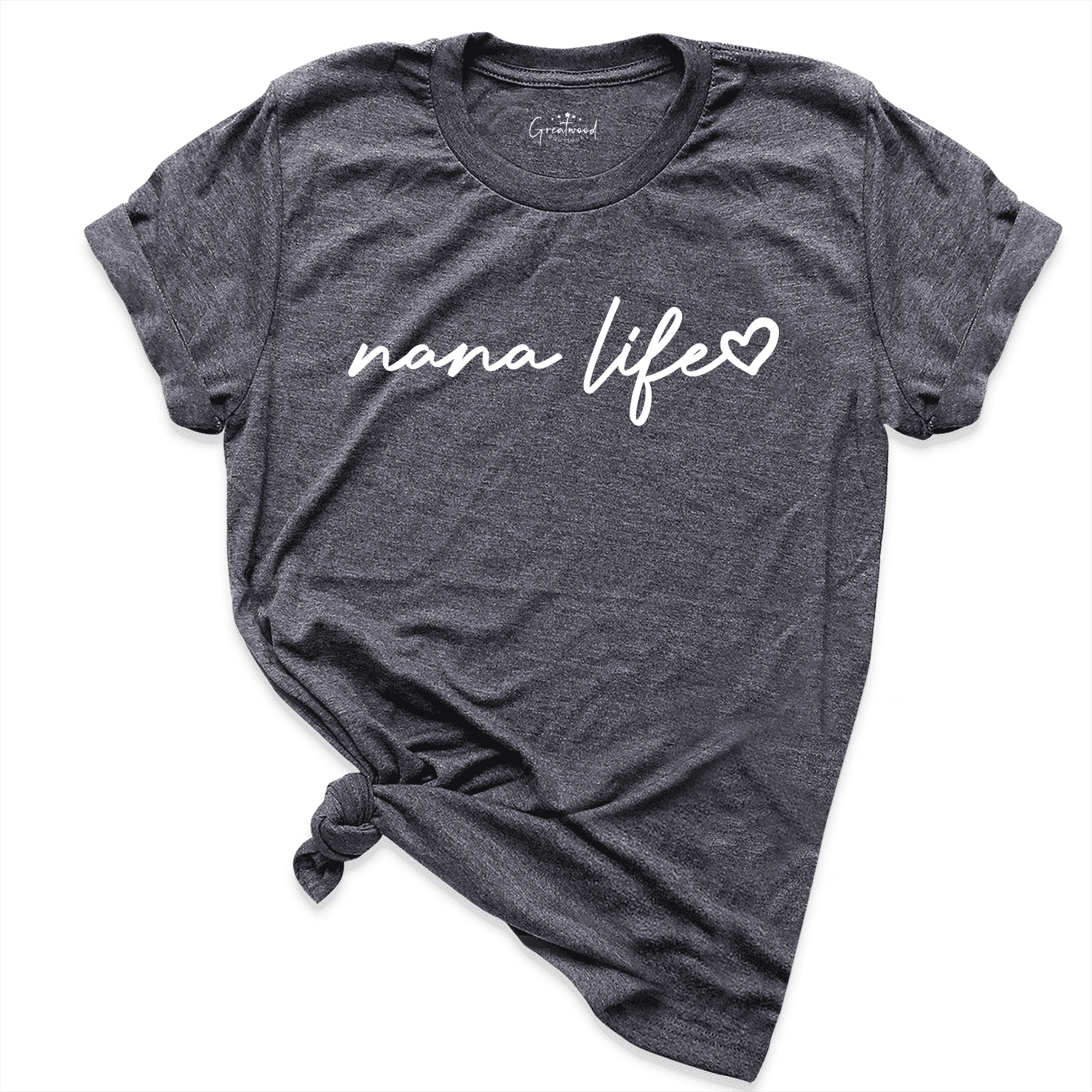 Nana Life Shirt D.Grey - Greatwood Boutique