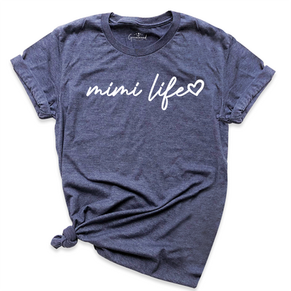 Mimi Life Shirt Navy - Greatwood Boutique