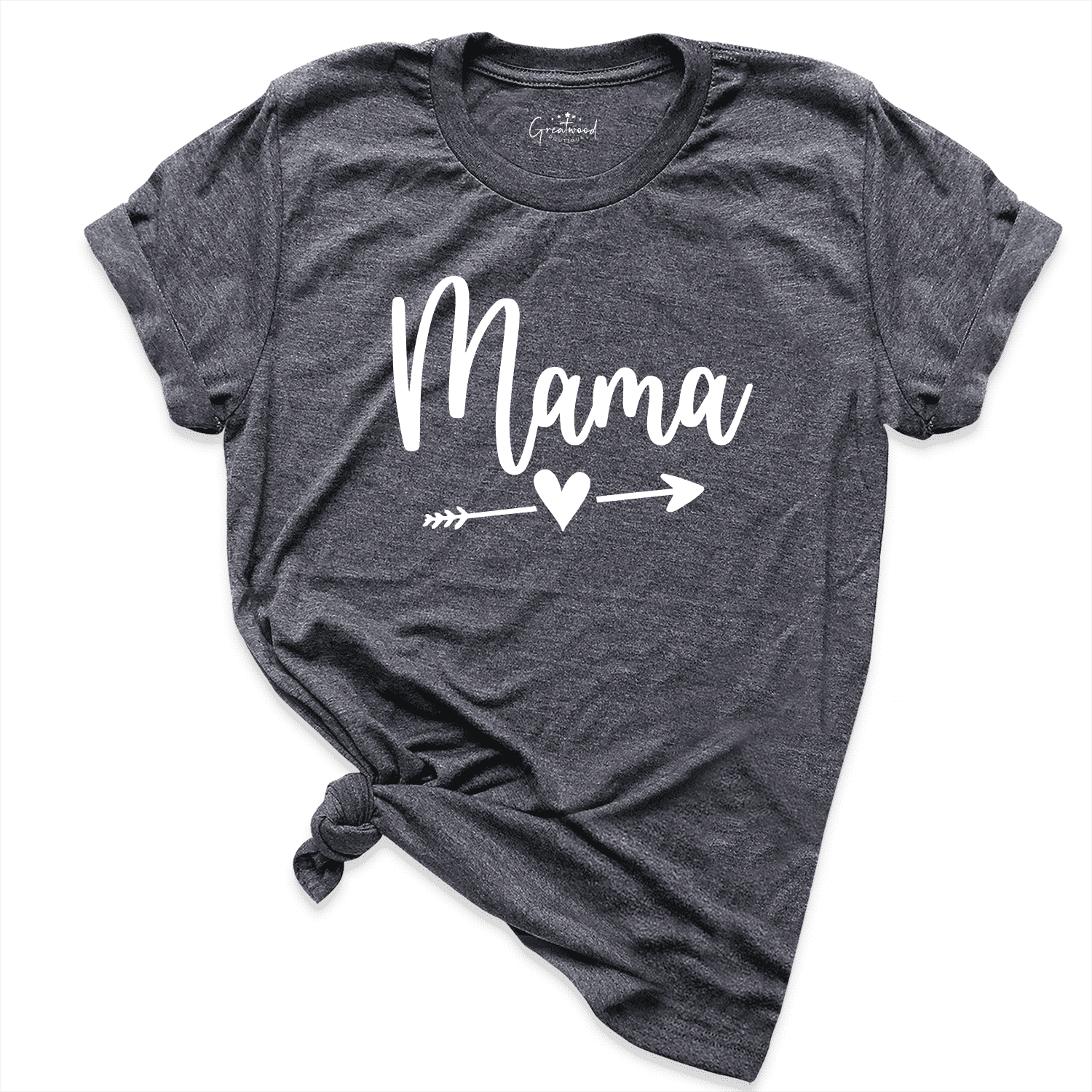 Mom Arrow Shirt D.Grey - Greatwood Boutique