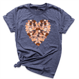 Heart With Hands Shirt Navy - Greatwood Boutique