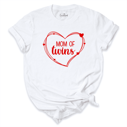 Mom Of Twins Shirt White - Greatwood Boutique