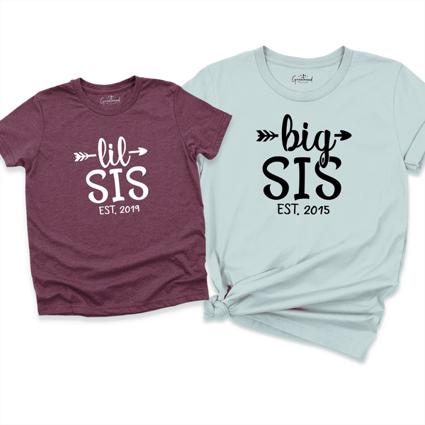 Soon To Be Big Sister Est 2019 New Big Sister T-Shirt