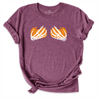 Skeleton Hands Pumpkin Shirt