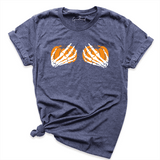 Skeleton Hands Pumpkin Shirt