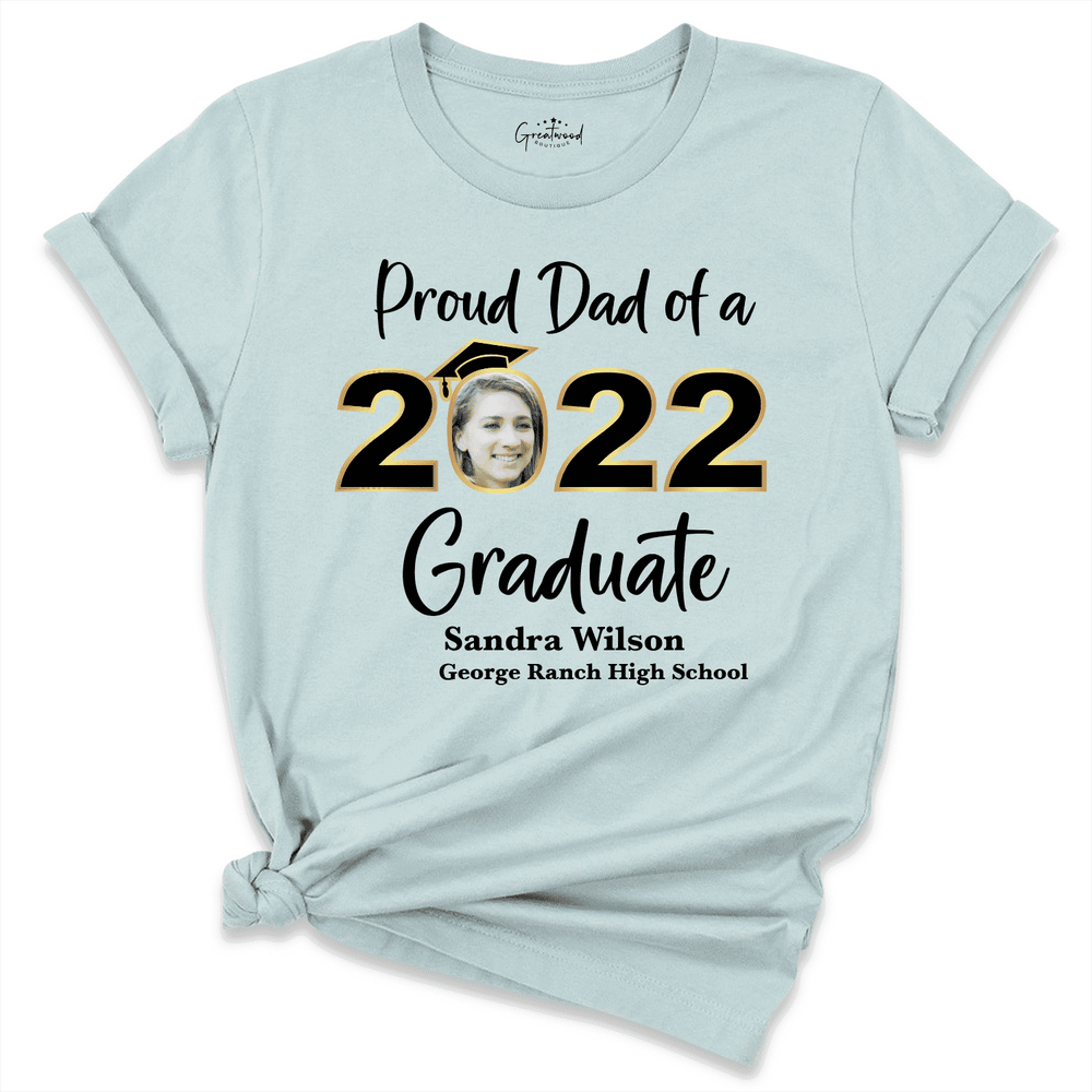 Personalized Graduation Shirt Blue - Greatwood  Boutique
