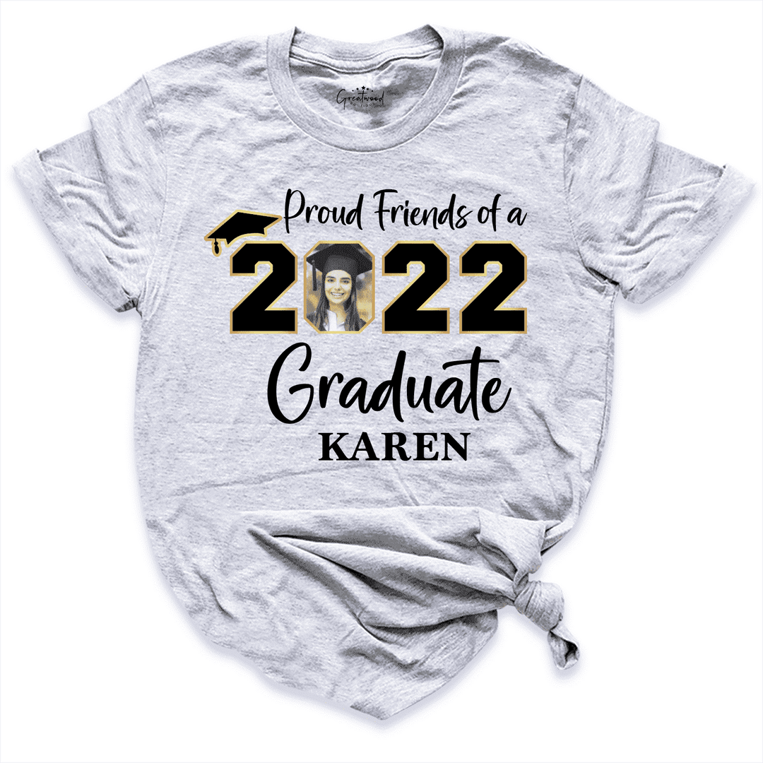 Matching Custom Graduation Shirt Grey - Greatwood Boutique