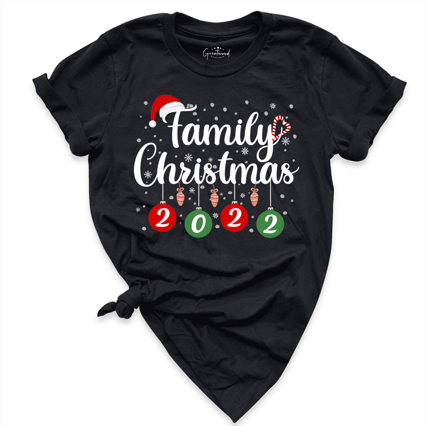 Family Christmas 2022 Shirt Black - Greatwood Boutique
