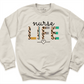 Nurse Life Sweatshirt Sand - Greatwood Boutique