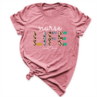 Nurse Life Shirt Mauve - Greatwood Boutique