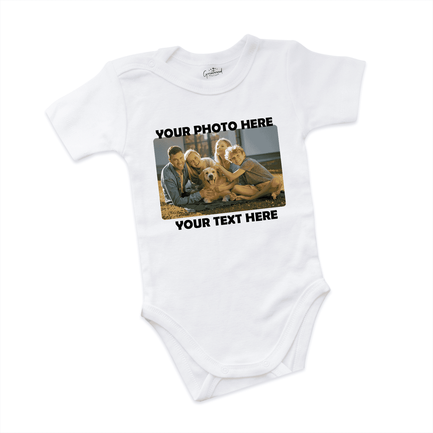 Custom Photo And Text Shirt