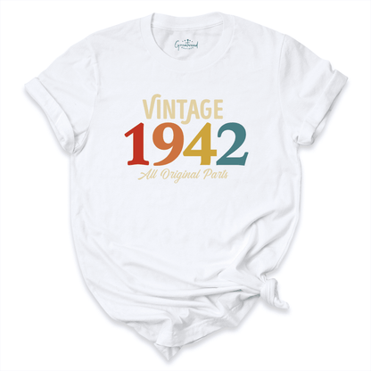 Vintage 80th Birthday Shirt