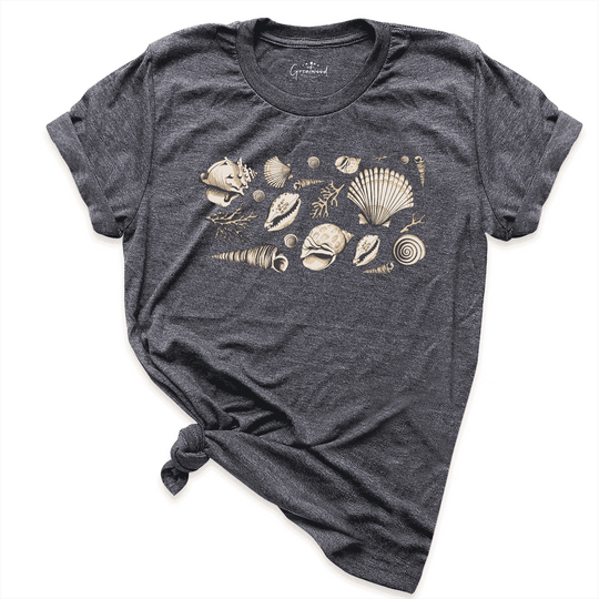 Vintage Seashell Shirt D.Grey - Greatwood Boutique