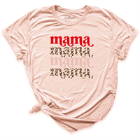 Leopard Print Mama Shirt