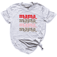 Leopard Print Mama Shirt
