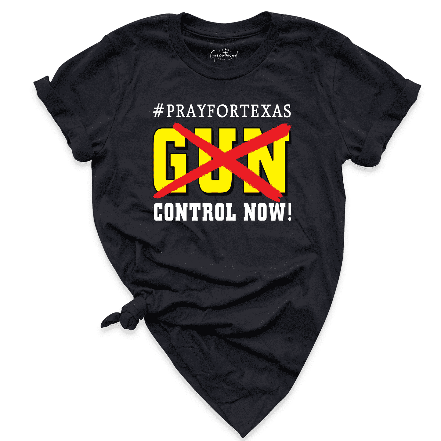 Gun Control Now Shirt Black - Greatwood  Boutique