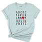 Alphabet I Love You Shirt