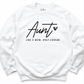 Aunt To Be Sweatshirt White - Greatwood Boutique