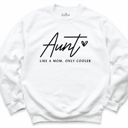 Aunt To Be Sweatshirt White - Greatwood Boutique