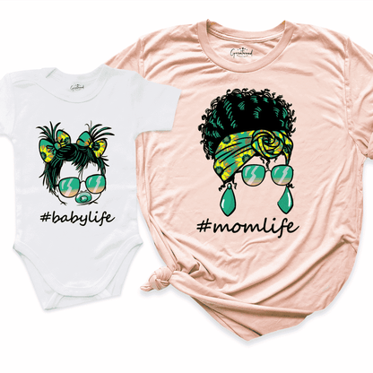     Family Matching Life Shirt Peach - Greatwood Boutique