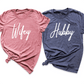 Hubby Wifey Shirt