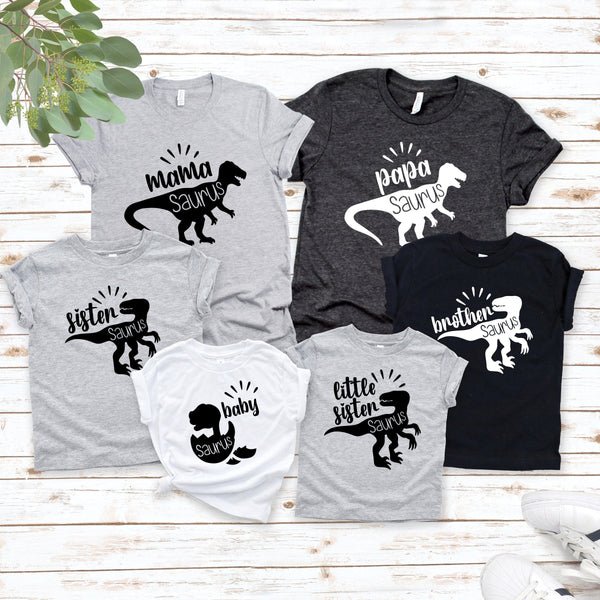 Dinosaur Family Matching Shirt