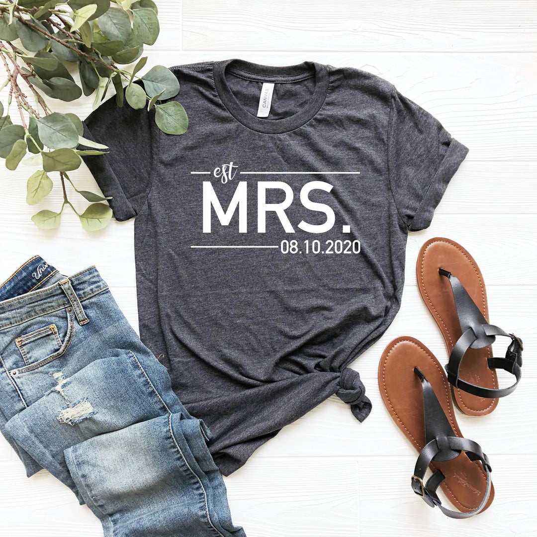 Mrs and Mr Just Married  Shirt