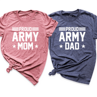 Proud Army Mom & Dad Shirt