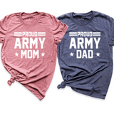 Proud Army Mom & Dad Shirt